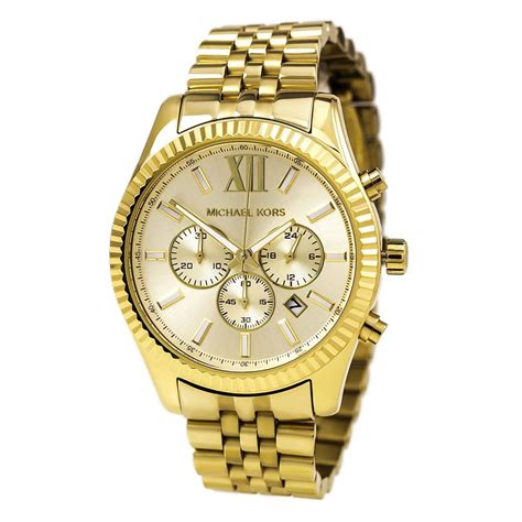 michael kors mens gold tone watches|michael kors watches ladies gold.